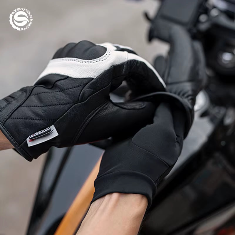 SFK Motorcycle Gloves Liner Summer Moisture Absorption Breathability Winter Pairing with Leather Gloves Dual Use Accessories