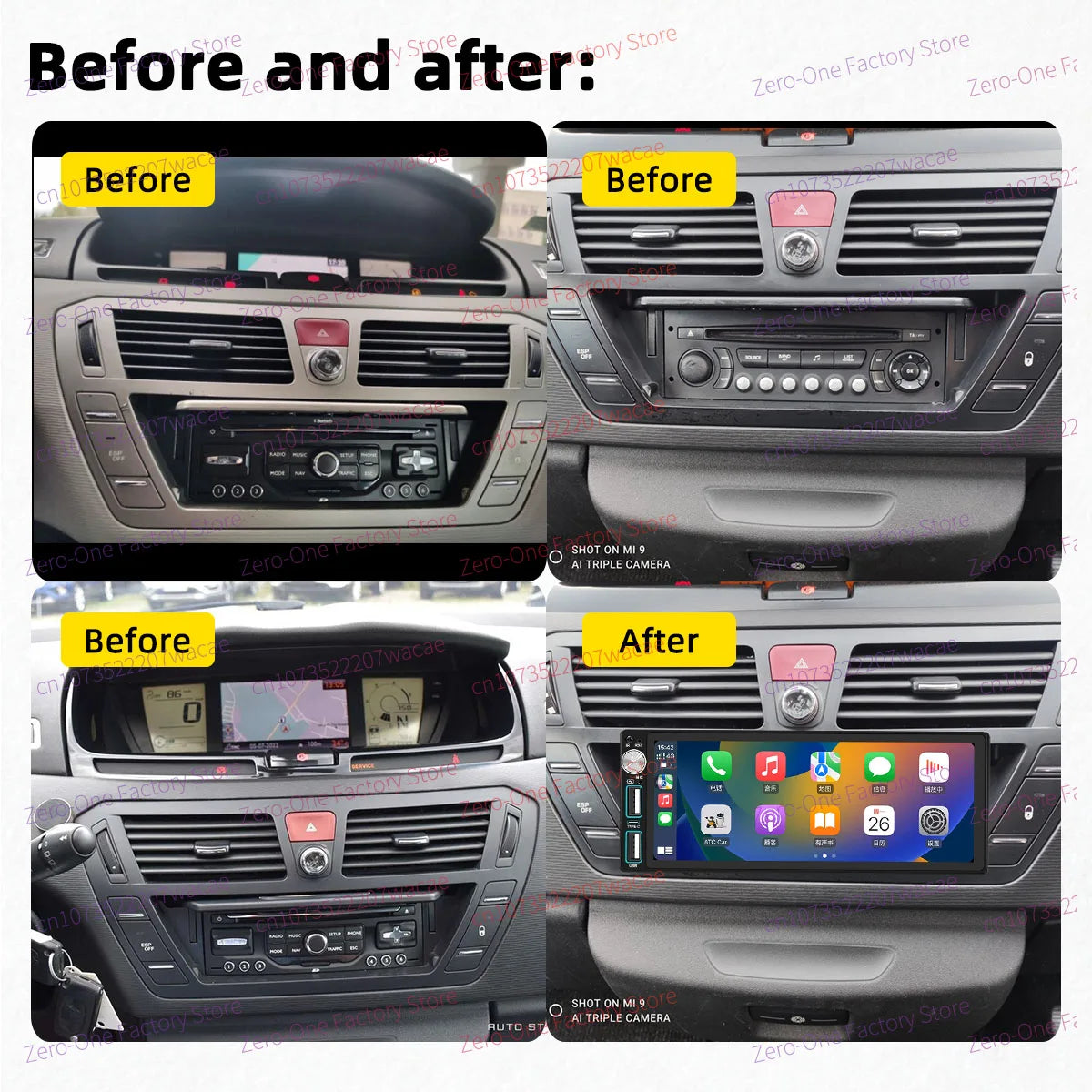Carplay Citroen C4 et C4 Grand Picasso