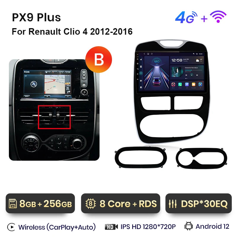 CAR PLAY Clio 4 2012-2016 et 2016-2019