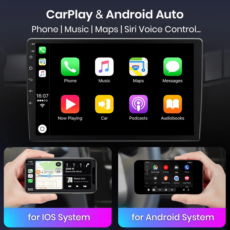 Carplay  Pour Peugeot 107 Toyota Aygo Citroen C1 2005 - 2014 