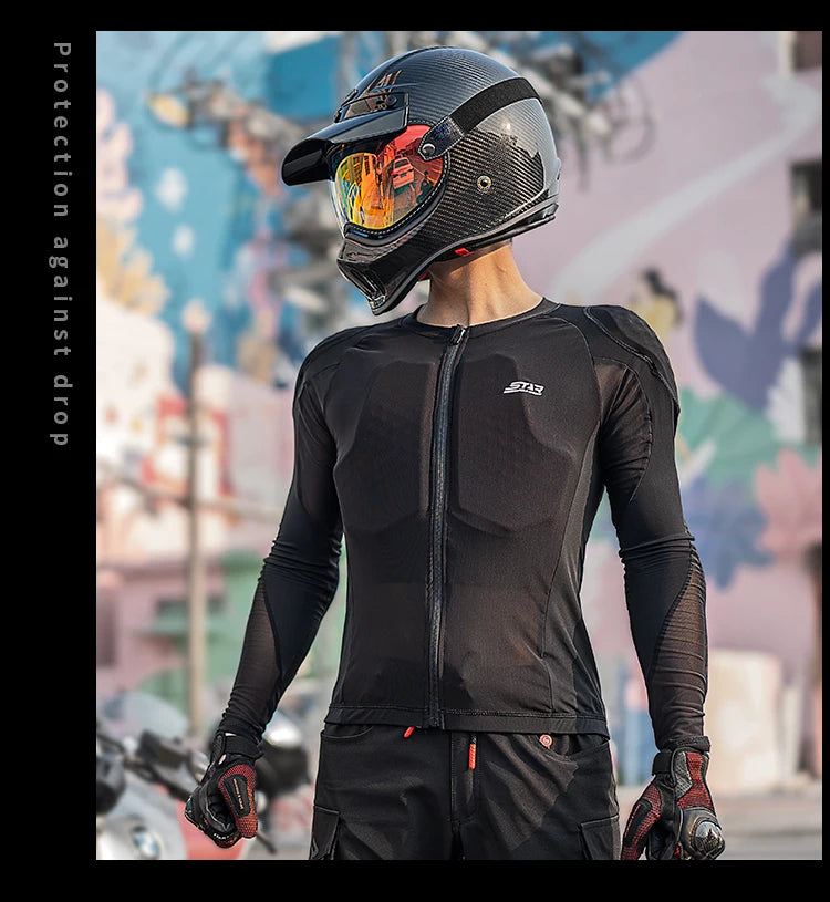 Summer Motorcycle Jackets Full Body Armor Protection Jacket for Motorbike Racing Lightweight Soft Motocross Clothing Moto Jacket