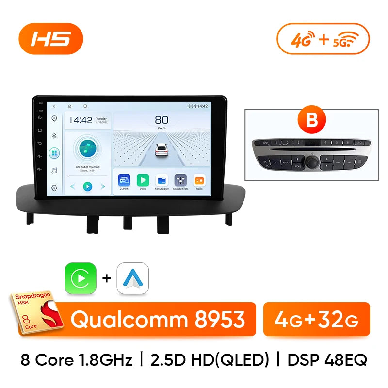 Carplay  Renault Megane 3 de 2008 - 2014