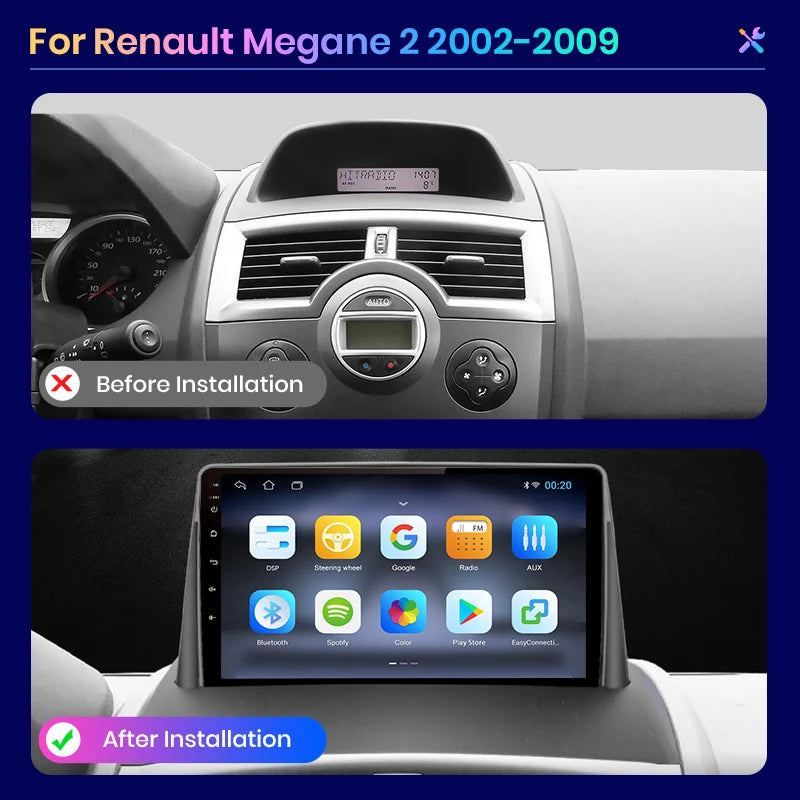 Carplay Pour Renault Megane 2 2002 - 2009 